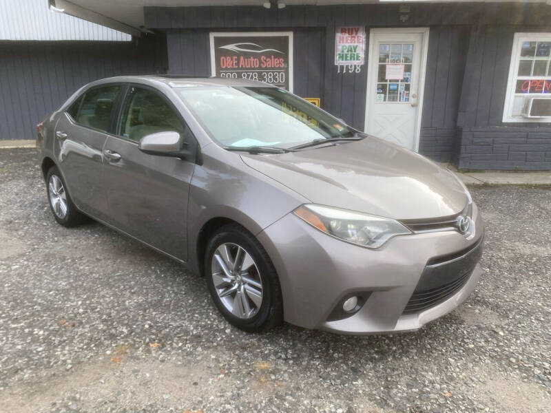 2015 Toyota Corolla for sale at O & E Auto Sales in Hammonton NJ
