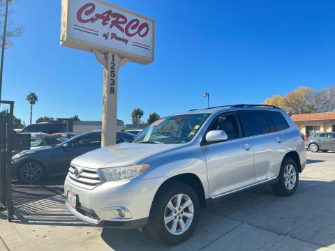 2011 Toyota Highlander for sale at CARCO SALES & FINANCE - CARCO OF POWAY in Poway CA