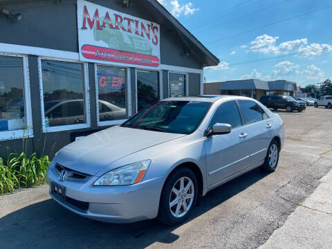 2003 Honda Accord for sale at Martins Auto Sales in Shelbyville KY