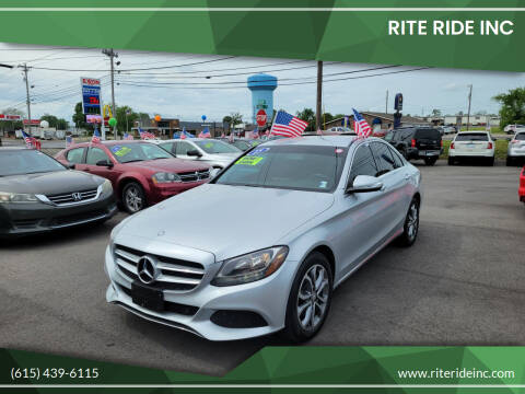 2015 Mercedes-Benz C-Class for sale at Rite Ride Inc 2 in Shelbyville TN