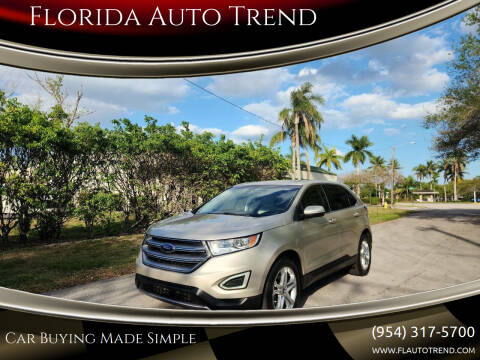 2017 Ford Edge for sale at Florida Auto Trend in Plantation FL