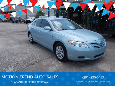 2009 Toyota Camry for sale at MOTION TREND AUTO SALES in Tomball TX