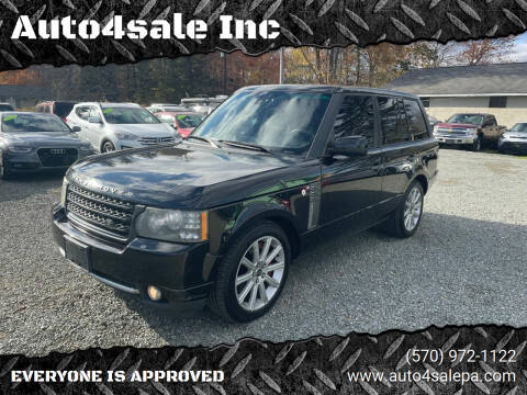 2010 Land Rover Range Rover for sale at Auto4sale Inc in Mount Pocono PA