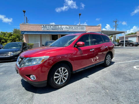 2016 Nissan Pathfinder for sale at MITCHELL MOTOR CARS in Fort Lauderdale FL