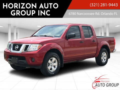 2012 Nissan Frontier for sale at HORIZON AUTO GROUP INC in Orlando FL