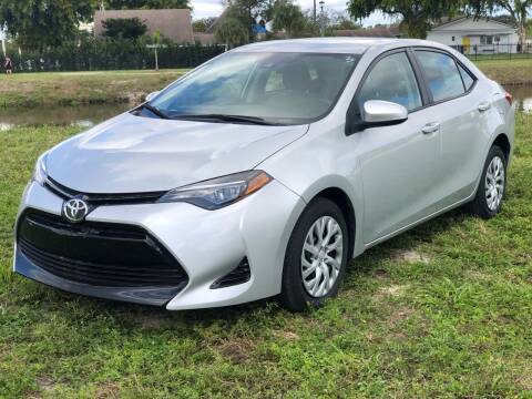 2018 Toyota Corolla for sale at CarMart of Broward in Lauderdale Lakes FL