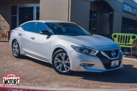 2018 Nissan Maxima for sale at Mcandrew Motors in Arlington TX