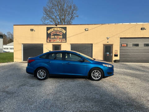 2016 Ford Focus for sale at Worthington Auto Sales in Wooster OH