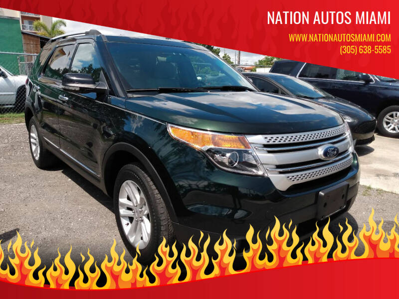 2013 Ford Explorer for sale at Nation Autos Miami in Hialeah FL