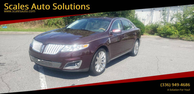 2011 Lincoln MKS for sale at Scales Auto Solutions in Madison NC