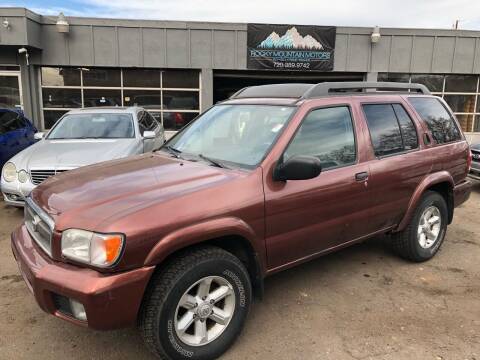 2003 Nissan Pathfinder for sale at Rocky Mountain Motors LTD in Englewood CO