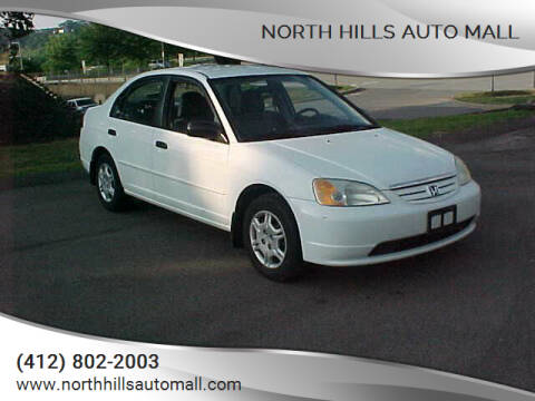 2001 Honda Civic for sale at North Hills Auto Mall in Pittsburgh PA