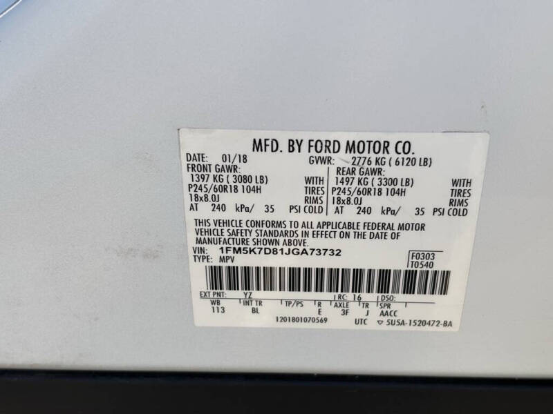 2018 Ford Explorer XLT