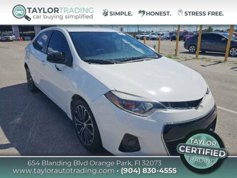 2015 Toyota Corolla for sale at Taylor Trading in Orange Park FL