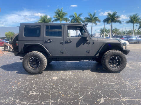 2008 Jeep Wrangler Unlimited for sale at CAR-RIGHT AUTO SALES INC in Naples FL
