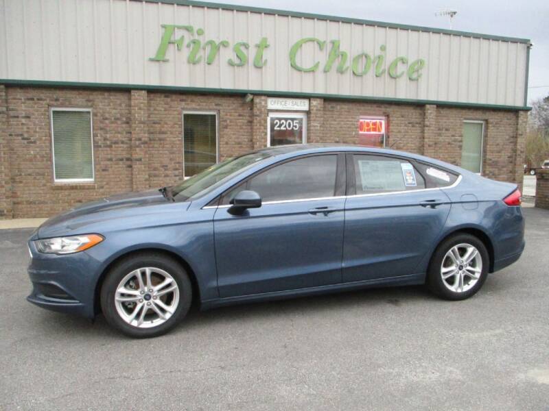 2018 Ford Fusion for sale at First Choice Auto in Greenville SC