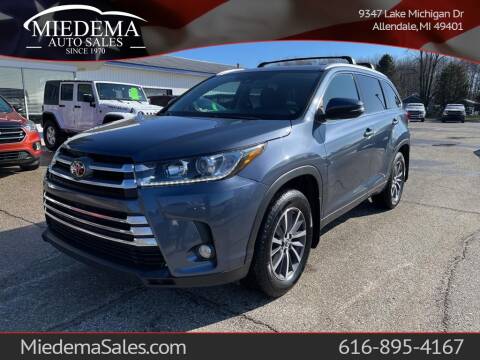 2017 Toyota Highlander for sale at Miedema Auto Sales in Allendale MI