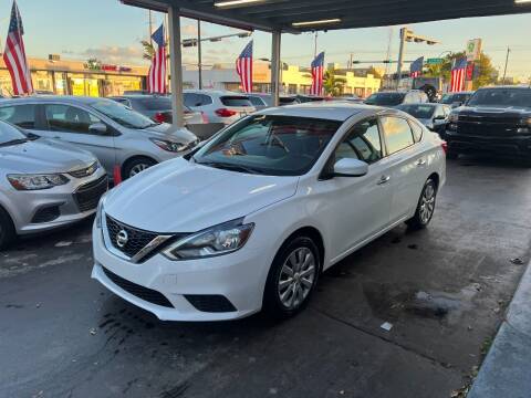 2017 Nissan Sentra for sale at American Auto Sales in Hialeah FL