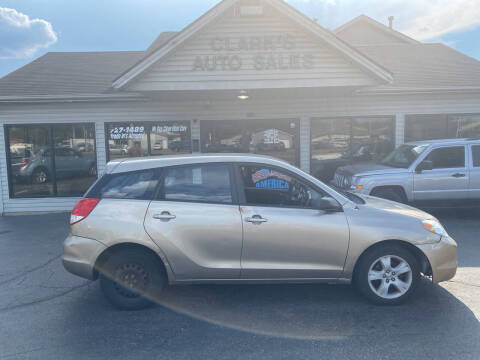 2003 Toyota Matrix for sale at Clarks Auto Sales in Middletown OH