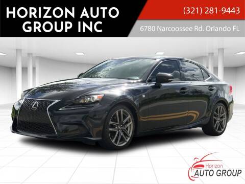 2014 Lexus IS 250 for sale at HORIZON AUTO GROUP INC in Orlando FL