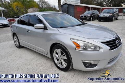 2014 Nissan Altima for sale at Supreme Automotive in Land O Lakes FL