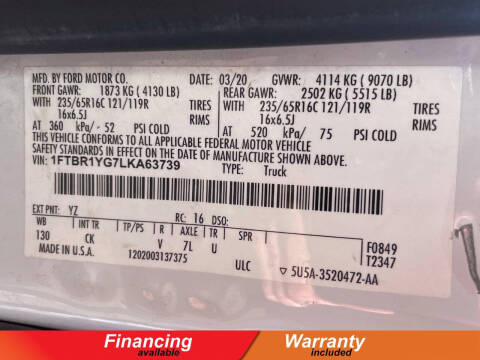 2020 Ford Transit 250