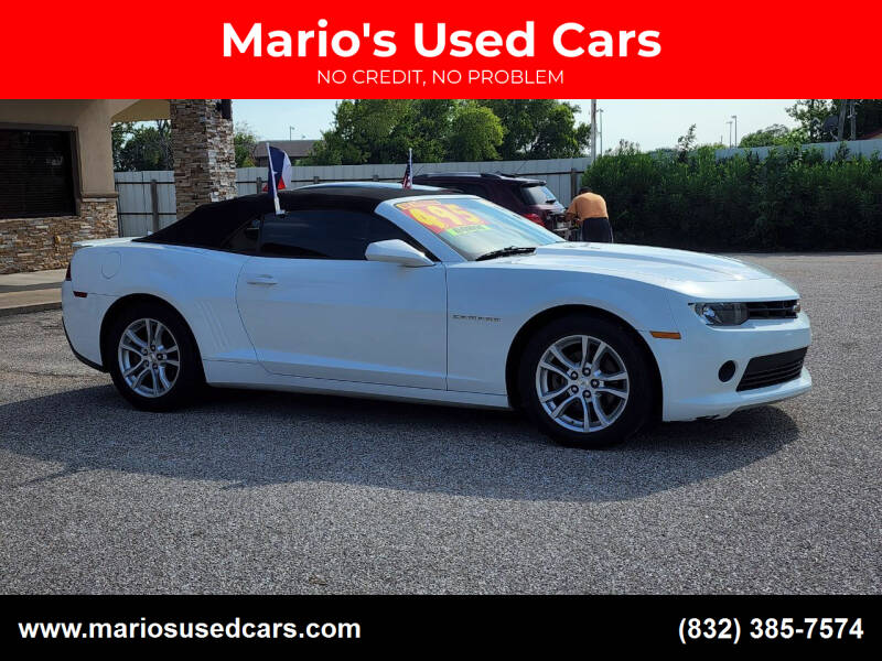 2015 Chevrolet Camaro for sale at Mario's Used Cars - Pasadena Location in Pasadena TX