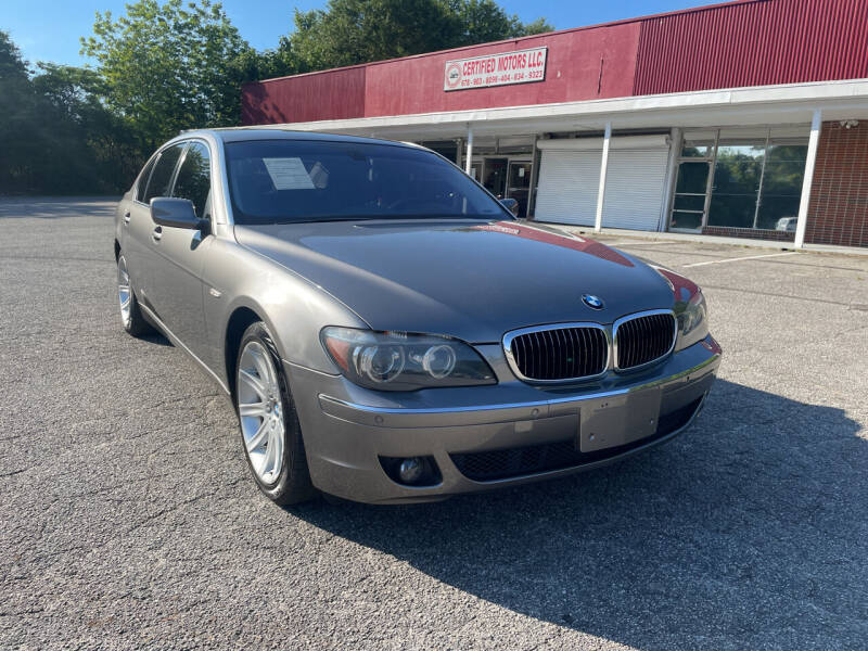 2006 BMW 7 Series for sale at Certified Motors LLC in Mableton GA