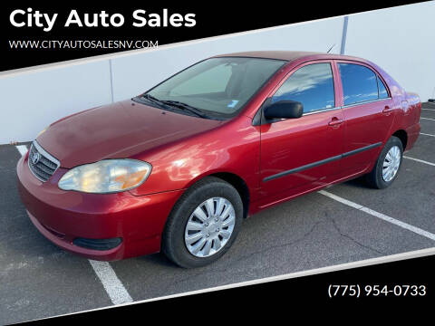 2005 Toyota Corolla for sale at City Auto Sales in Sparks NV