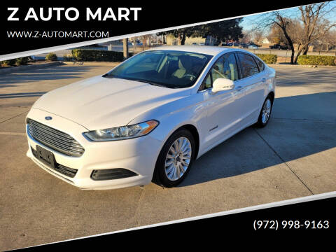 2015 Ford Fusion Hybrid for sale at Z AUTO MART in Lewisville TX