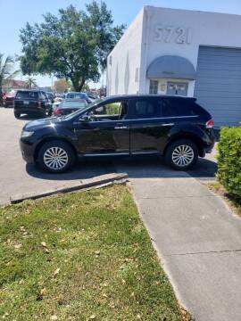 2012 Lincoln MKX for sale at OLAVTO EXPORT INC in Hollywood FL
