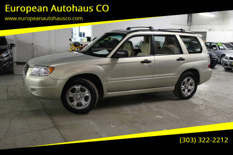 2007 Subaru Forester for sale at European Autohaus CO in Denver CO
