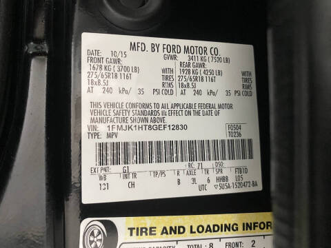 2016 Ford Expedition EL XLT