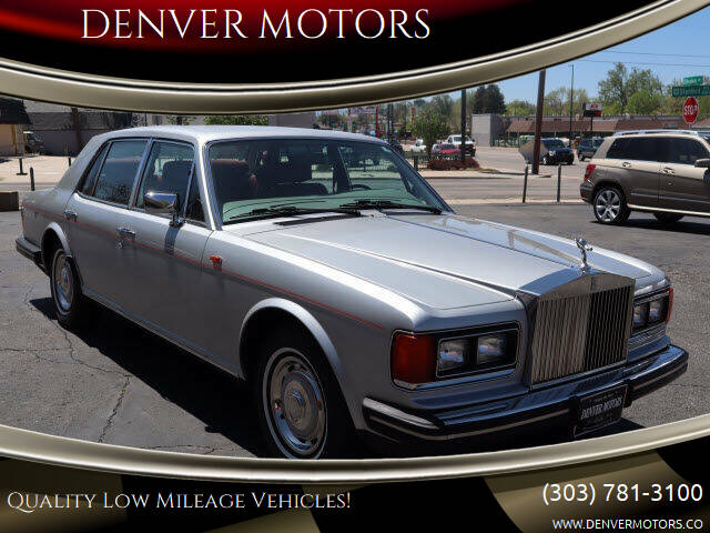 1986 Rolls-Royce Silver Spirit for sale at DENVER MOTORS in Englewood CO