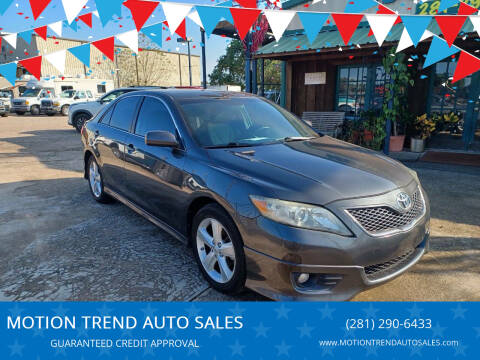 2010 Toyota Camry for sale at MOTION TREND AUTO SALES in Tomball TX