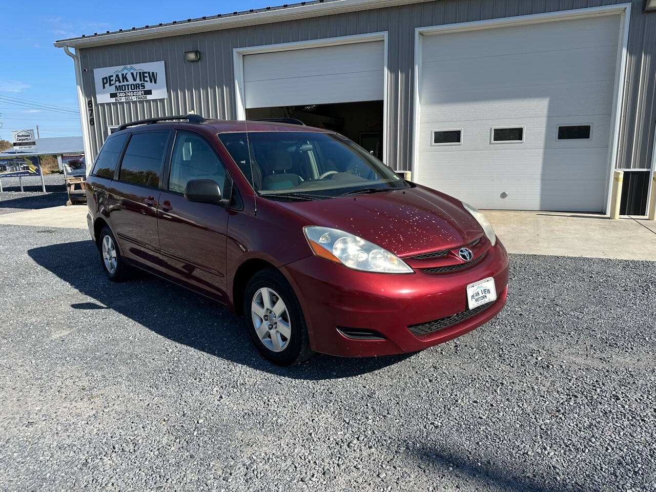 2009 Toyota Sienna for sale at PEAK VIEW MOTORS in Mount Crawford, VA