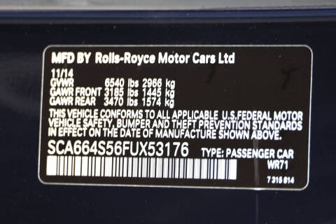 2015 Rolls-Royce Ghost