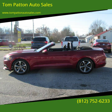2017 Ford Mustang for sale at Tom Patton Auto Sales in Scottsburg IN