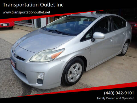 2011 Toyota Prius for sale at Transportation Outlet Inc in Eastlake OH