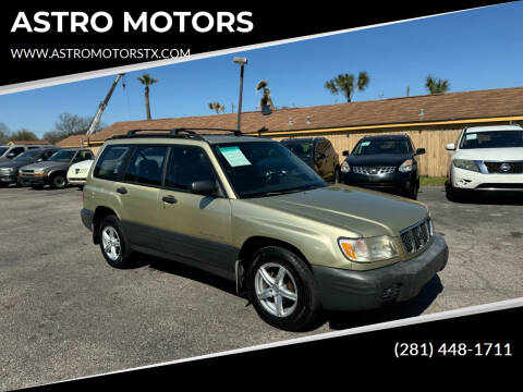 2002 Subaru Forester for sale at ASTRO MOTORS in Houston TX