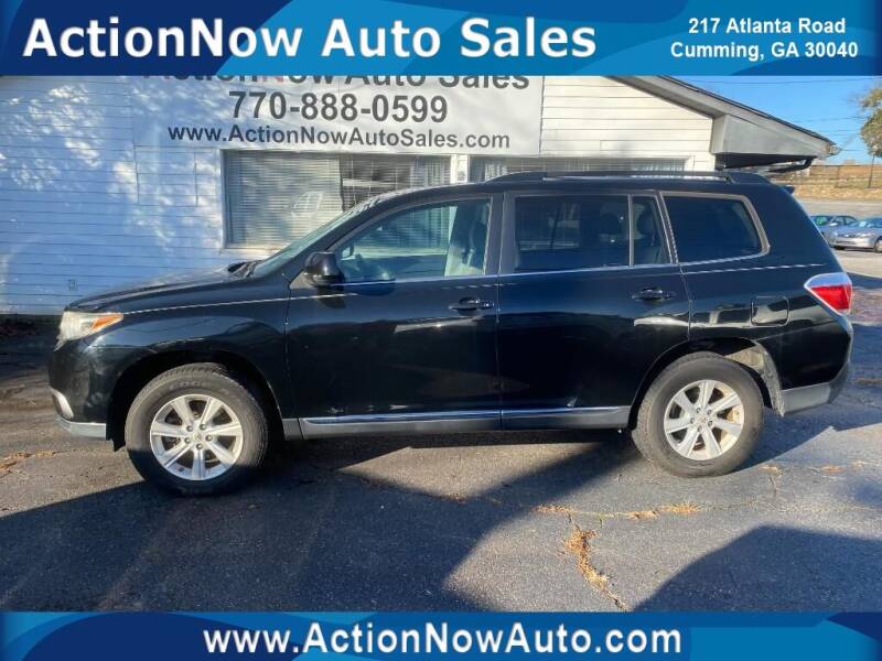 2011 Toyota Highlander for sale at ACTION NOW AUTO SALES in Cumming GA