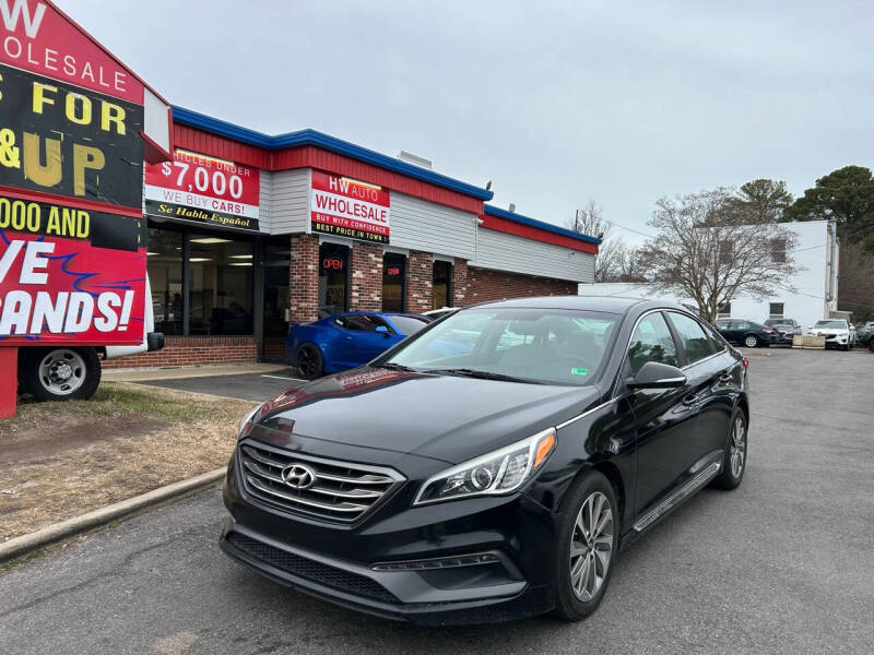 2016 Hyundai Sonata for sale at HW Auto Wholesale in Norfolk VA