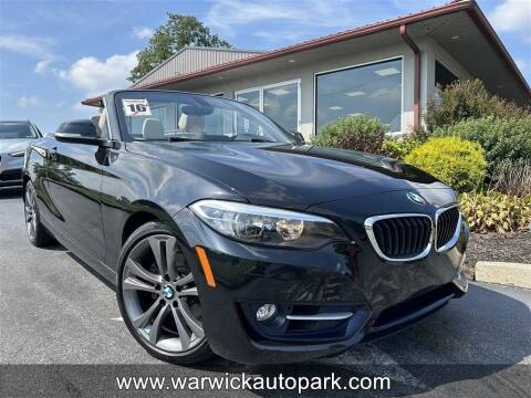 2016 BMW 2 Series for sale at WARWICK AUTOPARK LLC in Lititz PA