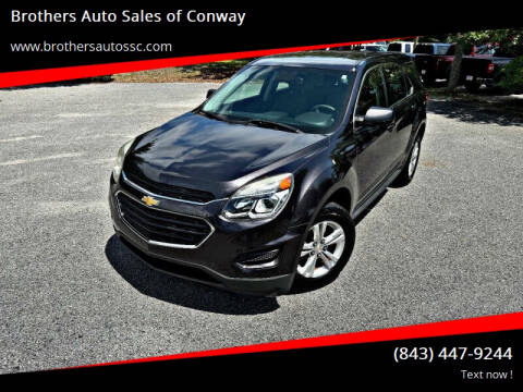 2016 Chevrolet Equinox for sale at Brothers Auto Sales of Conway in Conway SC