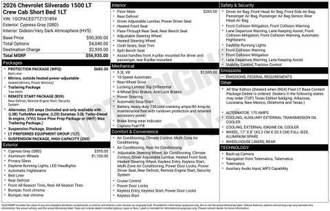 2026 Chevrolet Silverado 1500