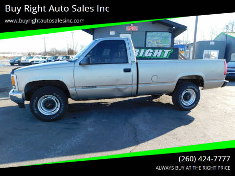 1998 GMC Sierra 2500 for sale at Buy Right Auto Sales Inc in Fort Wayne IN
