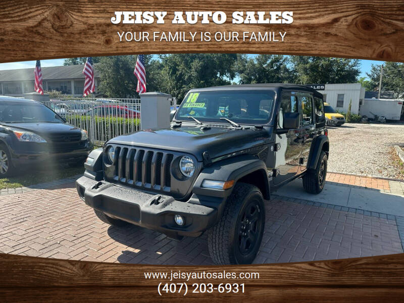 2018 Jeep Wrangler Unlimited for sale at JEISY AUTO SALES in Orlando FL