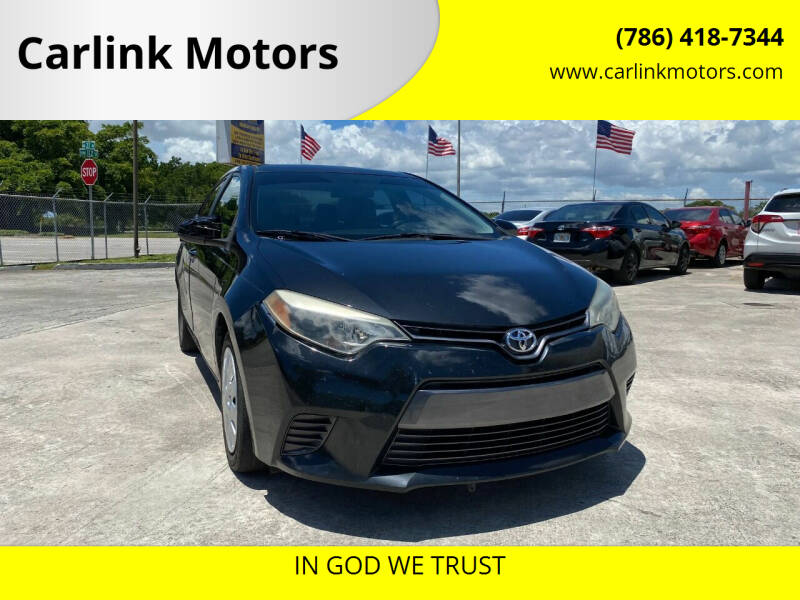 2015 Toyota Corolla for sale at Carlink Motors in Miami FL