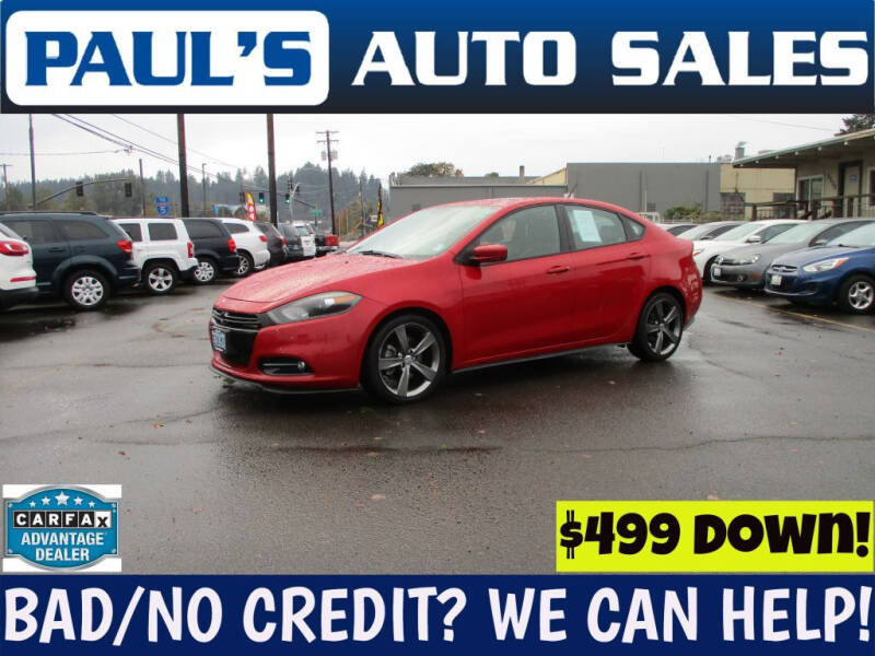 2015 Dodge Dart for sale at Paul's Auto Sales in Eugene OR
