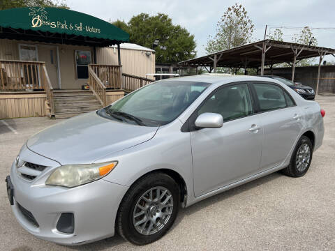 2011 Toyota Corolla for sale at OASIS PARK & SELL in Spring TX